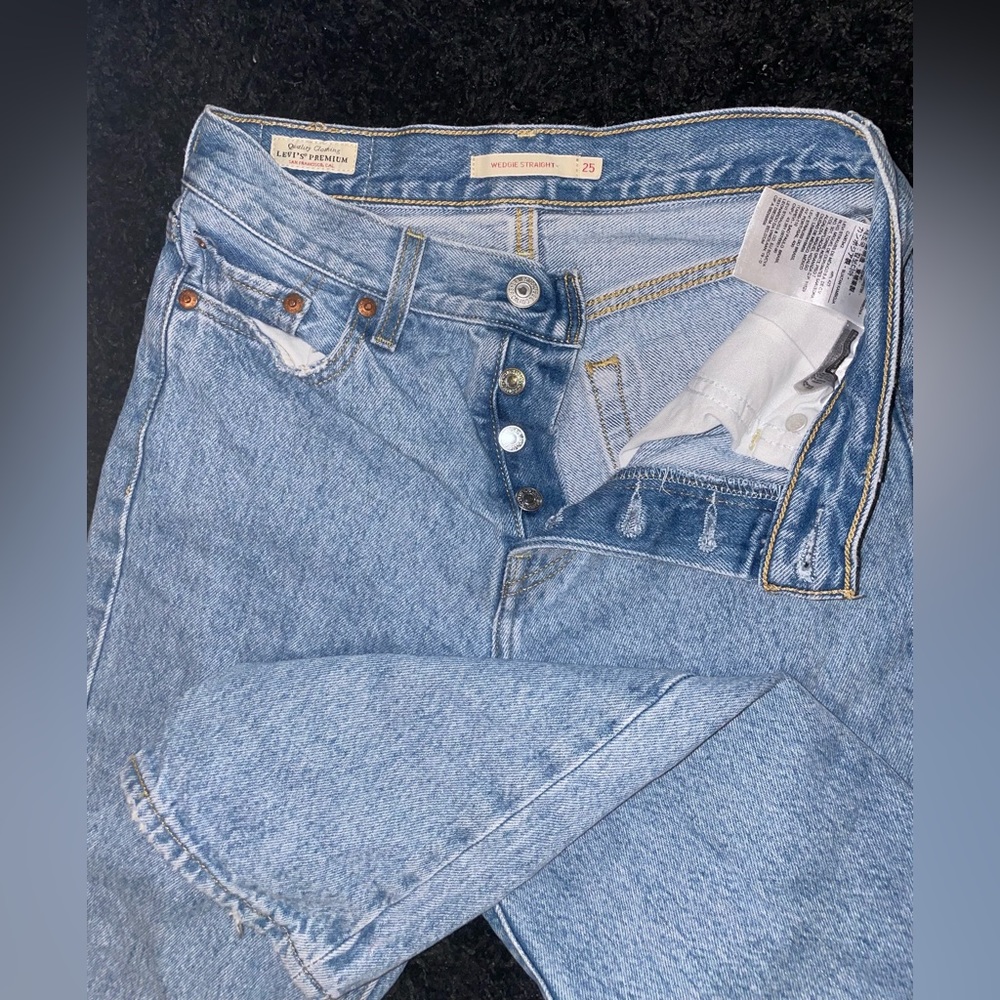 Levi's OG Wedgie Straight Jeans Size 25/ Inseam 26